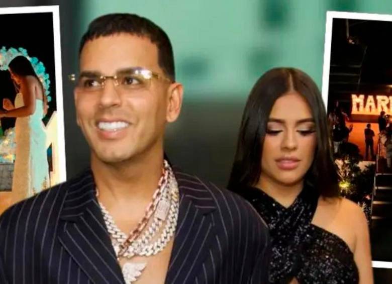 Flores y fuegos artificiales: la pomposa pedida de mano de Tito El Bambino a su novia colombiana