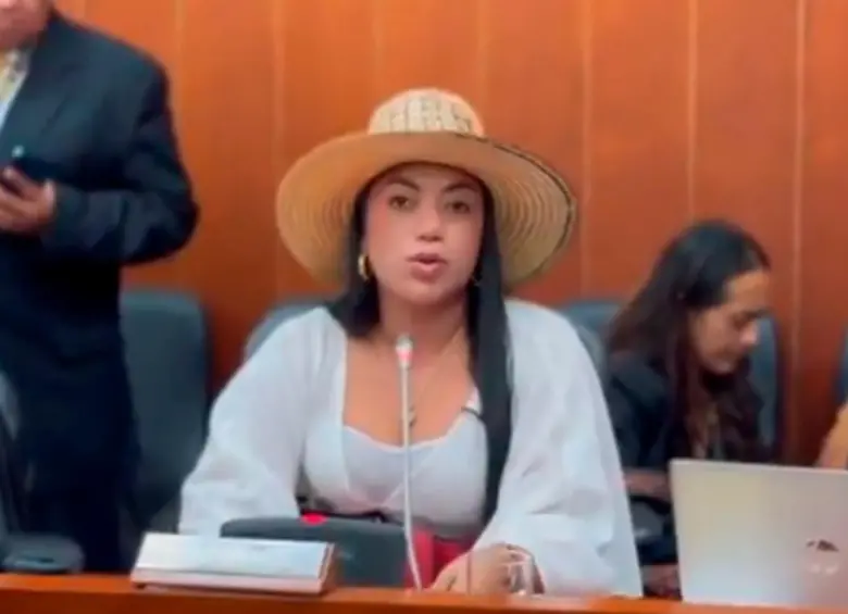 Martha Peralta Epieyú, abogada y senadora del Pacto Histórico. FOTO: Captura de video