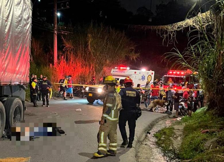Dos adolescentes murieron arrollados en la vía vieja a Caldas