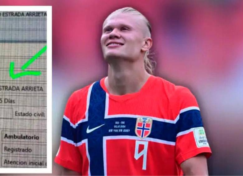 Erling Haaland Estrada: el tocayo que el goleador noruego tiene en Colombia