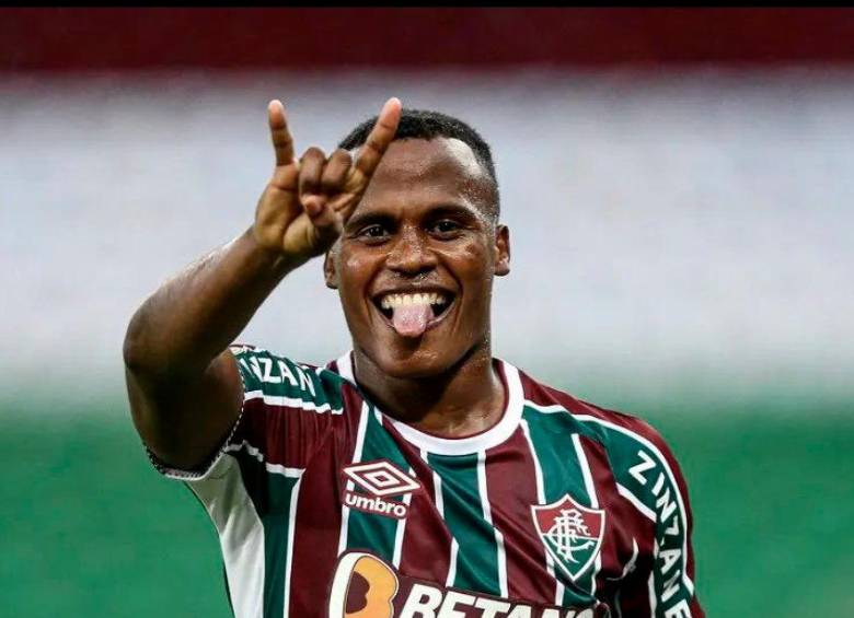 El volante Jhon Arias, es una de las piezas claves de Fluminense que logró el título de la Copa Libertadores. FOTO TOMADA TWITTER