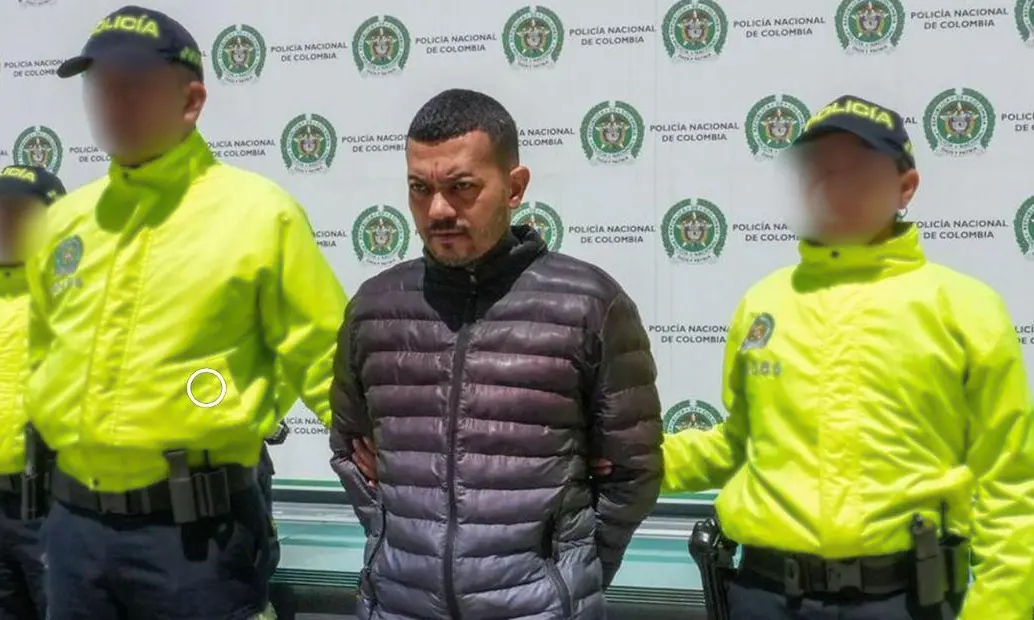 Elder José Arteaga Hernández, alias El Costeño, al momento de su capturado. Foto: Policía Nacional