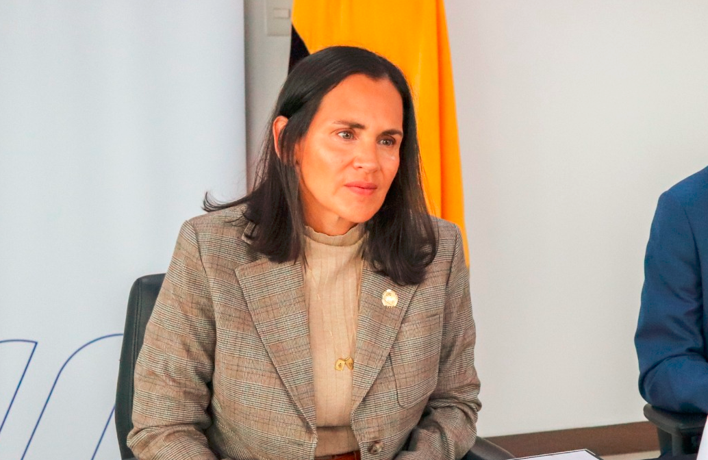 La ministra de Ambiente y Energía de Ecuador, Inés Manzano. FOTO: Cortesía Ministerio de Ambiente y Energía de Ecuador.