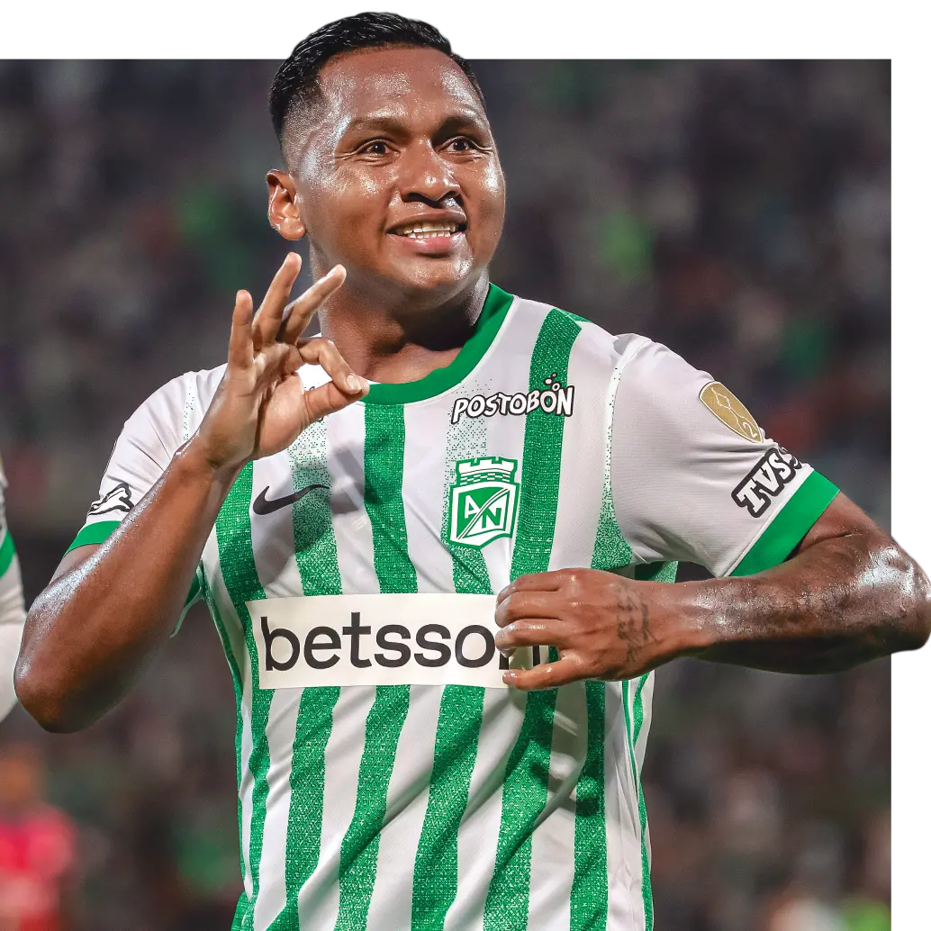 Alfredo Morelos, una de las fichas clave que quiere retener Nacional para 2026. FOTO JUAN ANTONIO SÁNCHEZ