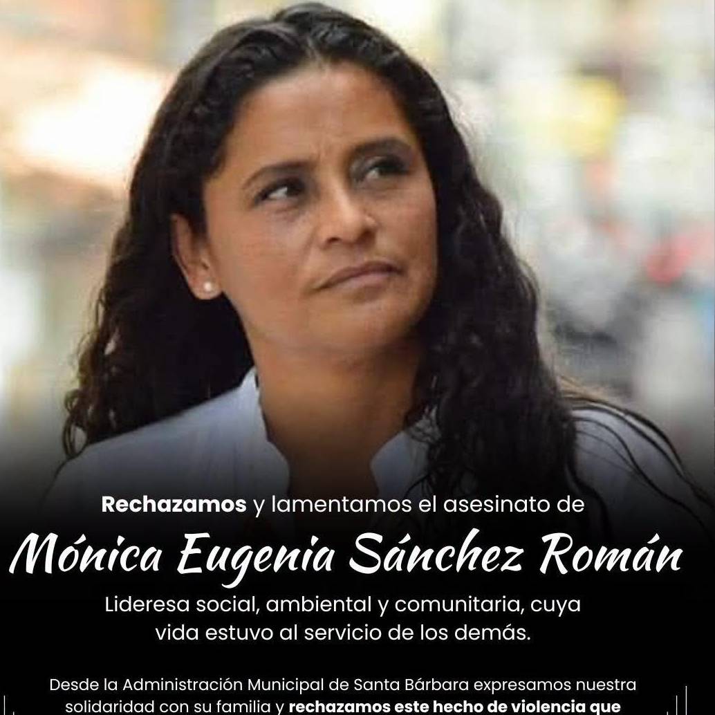 Esta es la lideresa social asesinada en el municipio de Santa Bárbara, Suroeste antioqueño. FOTO: Cortesía