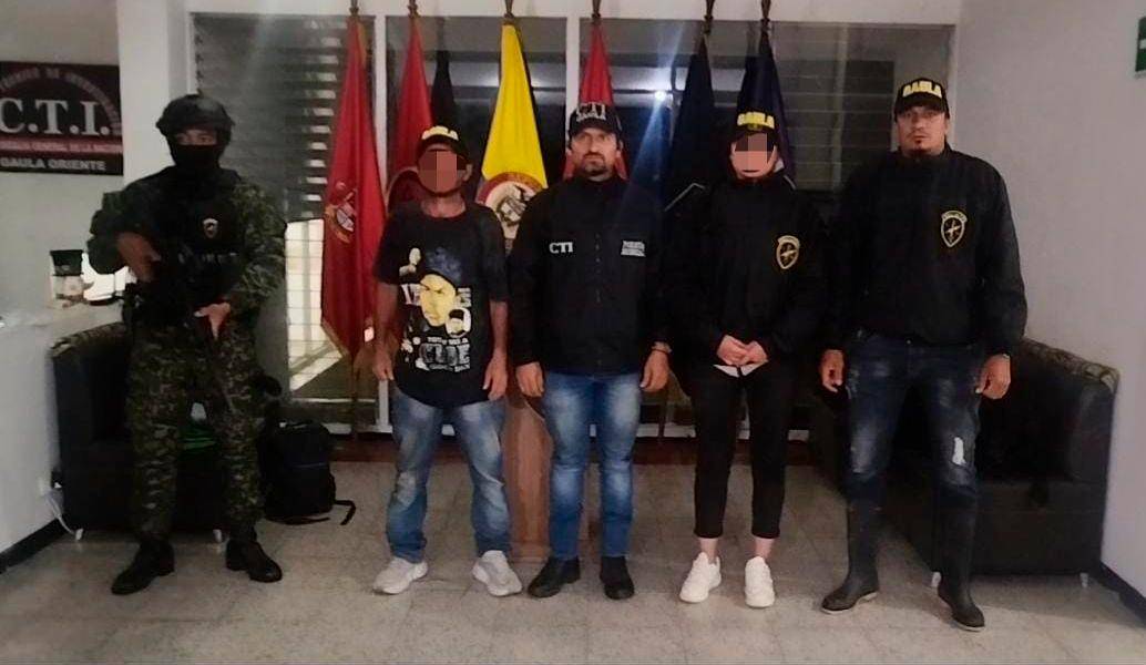 Las víctimas en esta ocasión iban a ser un hombre y una mujer que finalmente fueron liberados por el Gaula Militar. FOTO: Ejército