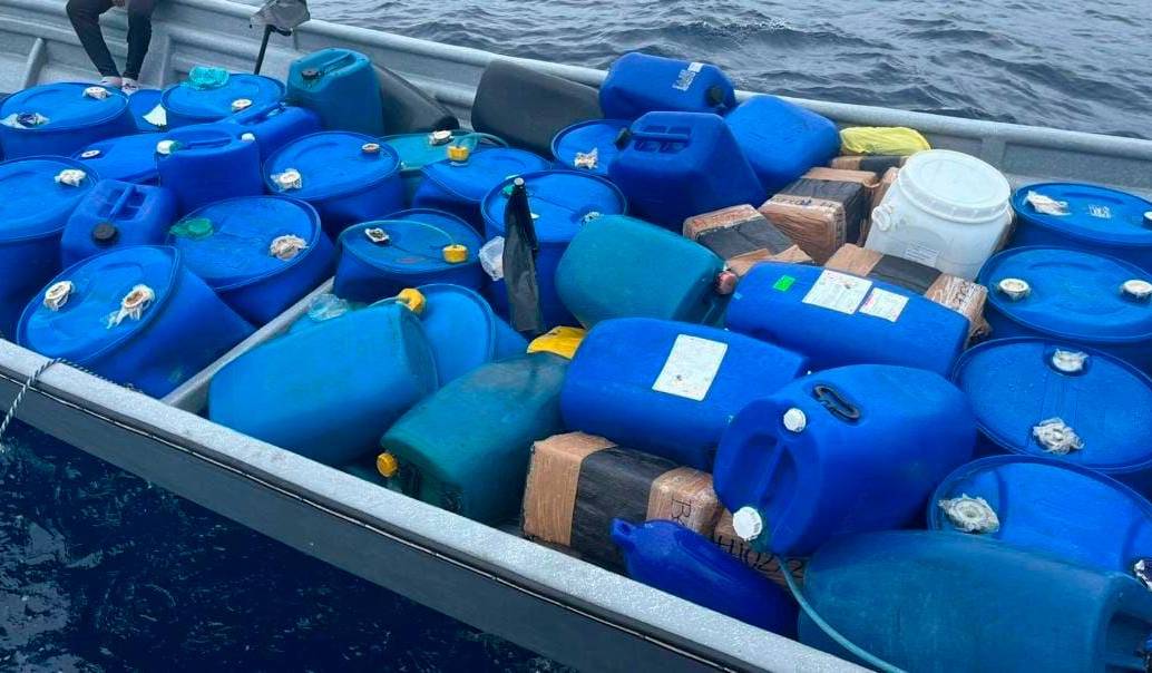 En noviembre se confiscaron 14 toneladas de cocaína en Buenaventura, siendo esta la incautación más grande de cocaína en los últimos 10 años. Foto Colprensa/Armada Nacional.