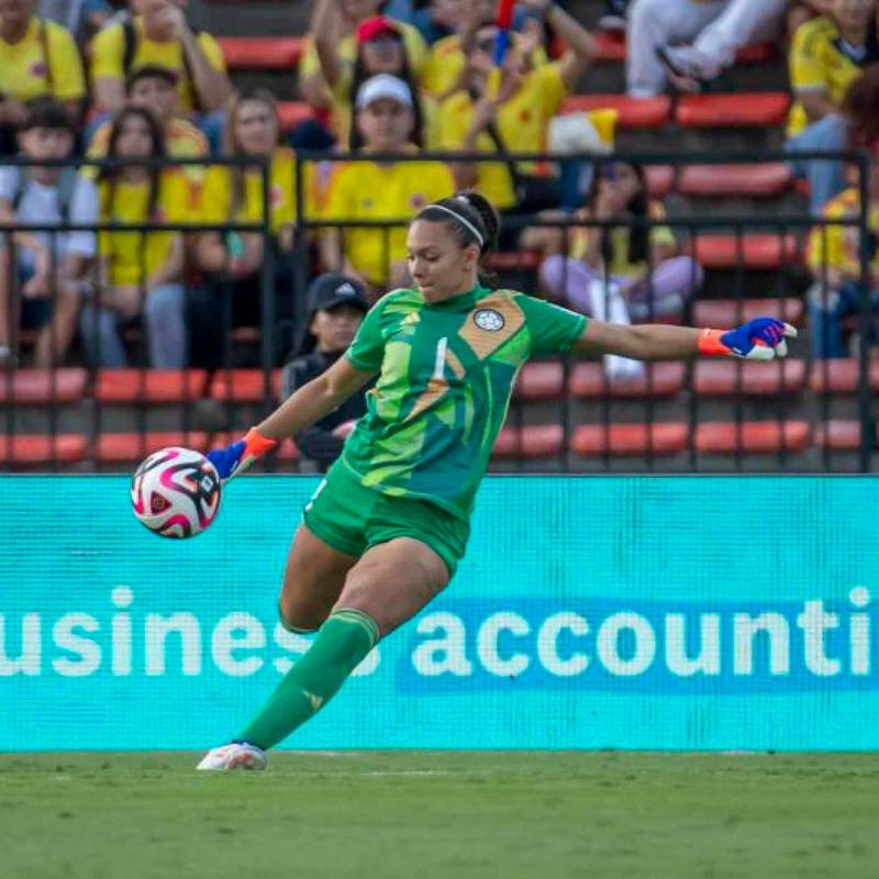 La arquera Luisa Agudelo, quien milita en el Deportivo Cali, fue llamada a última hora para integrar la Selección Colombia para Copa América. FOTO: Juan Antonio Sánchez