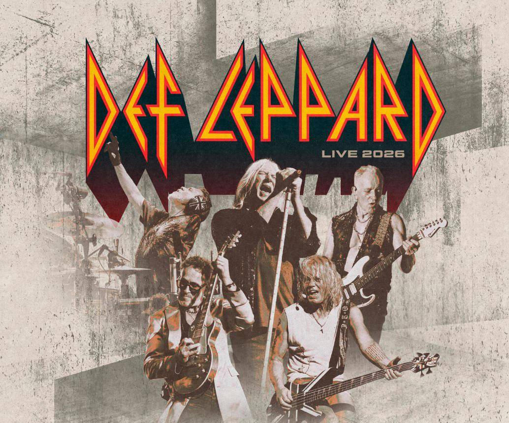 Este es el afiche cno el que se promociona el regreso de Def Leppard a Colombia. FOTO Cortesía