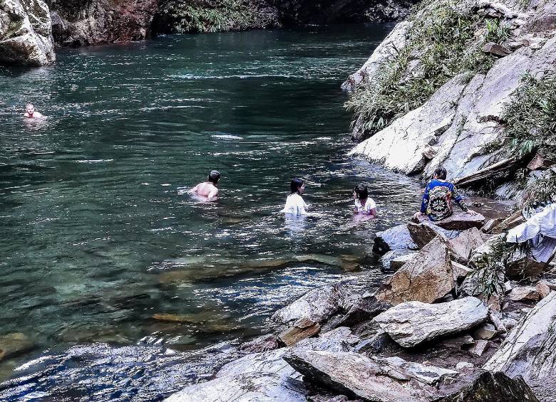 El río Melcocho es catalogado como el río más bonito de Antioquia. Foto: Julio César Herrera Echeverri