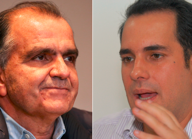 El exdirector de Invías, Daniel García (a la derecha), tendría pruebas que demostrarían la responsabilidad del excandidato Óscar Iván Zuluaga en el recibimiento de dineros corruptos para su campaña FOTO colprensa