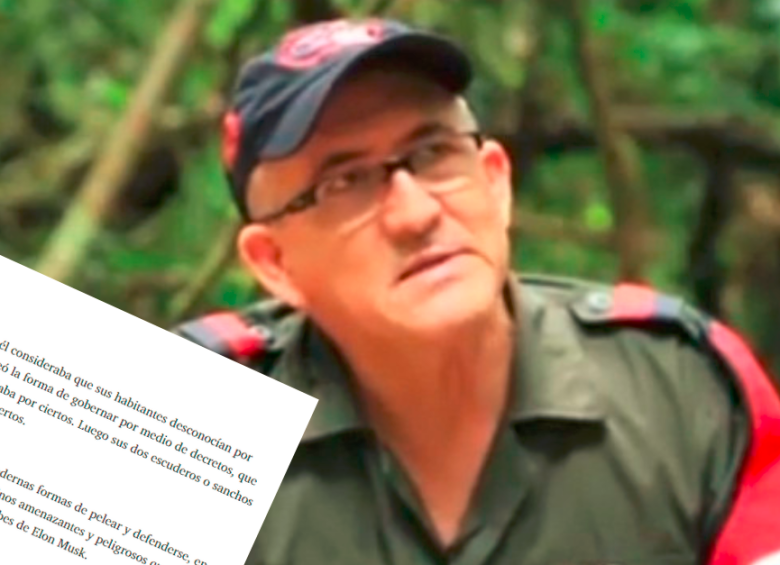 El comandante del ELN, Antonio García, publicó el cuento a través de su nueva cuenta de Twitter y de grupos de Telegram del ELN. FOTO: CORTESÍA