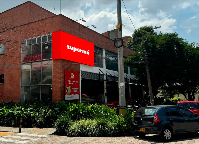 Aspecto del punto de venta de Supermú en el sector de La Floresta, en Medellín. FOTO cortesía Supermú