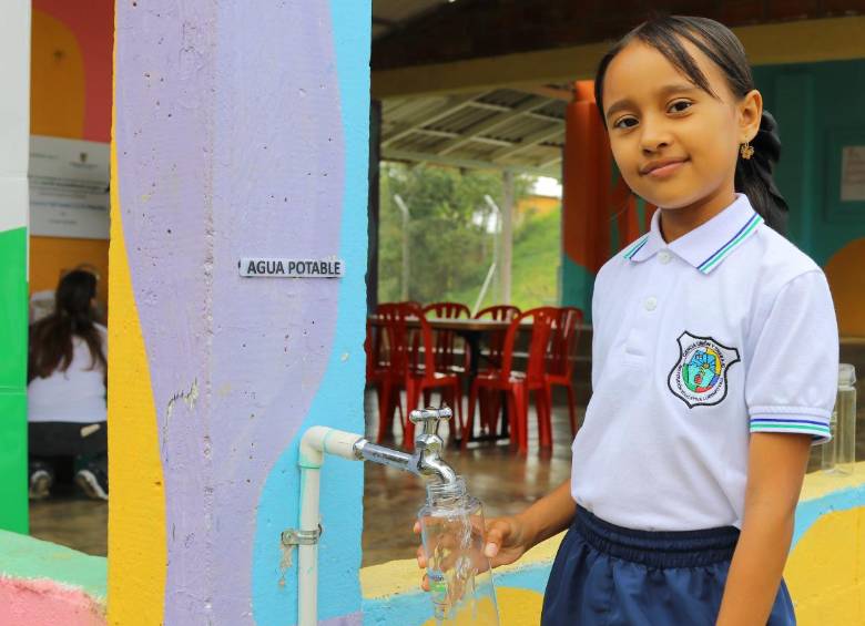 Una de las estudiantes beneficiarias del programa. FOTO: Cortesía