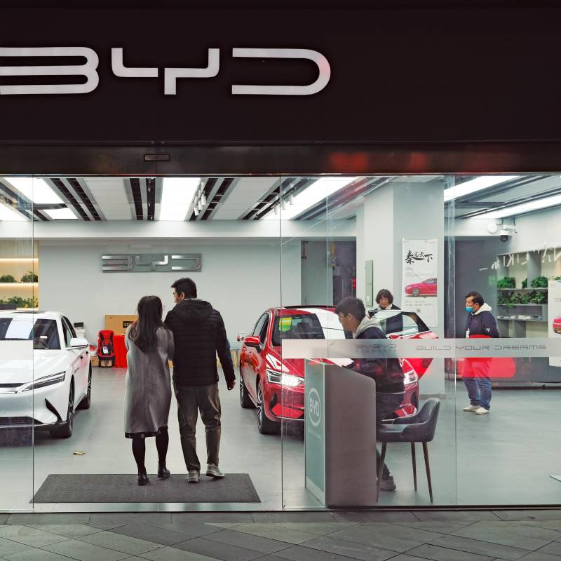 Las chinas BYD y Chery registran el mayor crecimiento en ventas en Colombia en el acumulado a octubre. FOTO GETTY