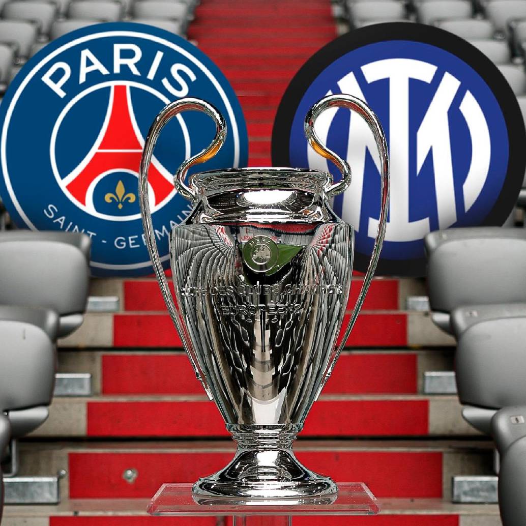Este será el trofeo qye ganara el PSG o el Inter este sábado, tras la final de la Champions en Múnich. FOTO X-CHAMPIONS
