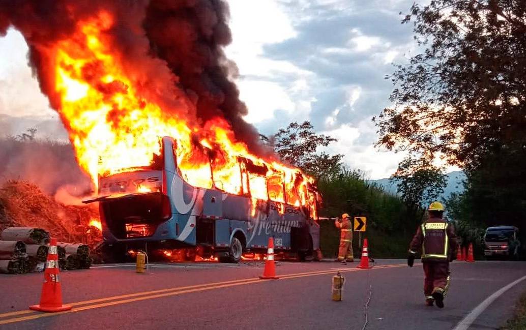 El año pasado los bomberos de La Pintada atendieron más de 200 accidentes viales. FOTO: CORTESÍA