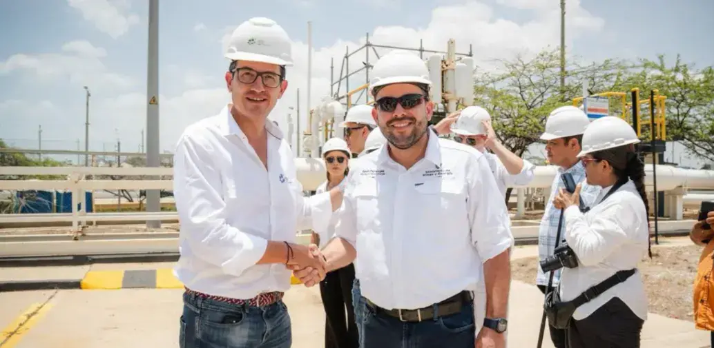 Ballenas fue presentado como una de las alternativas más viables y eficientes para asegurar el suministro de gas natural en Colombia. Foto: Cortesía