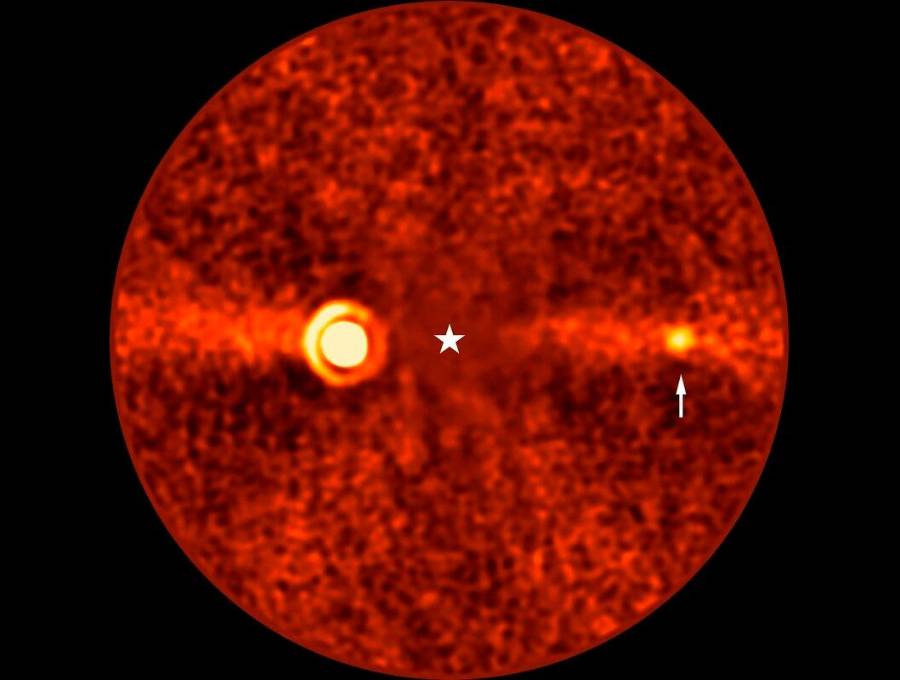 Imagen obtenida con el VLT del exoplaneta Beta Pictoris d (Crédito: ESO/B. Sutlieff, M. Bonse et al.). FOTO Europa Press / Congreso de los Diputados
