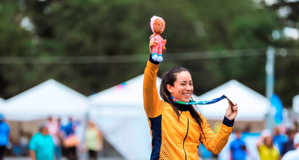 La antioqueña Mariana Pajón se quedó con la medalla de oro en los Juegos Centroamericanos y del Caribe en El Salvador. FOTO CORTESIA COC