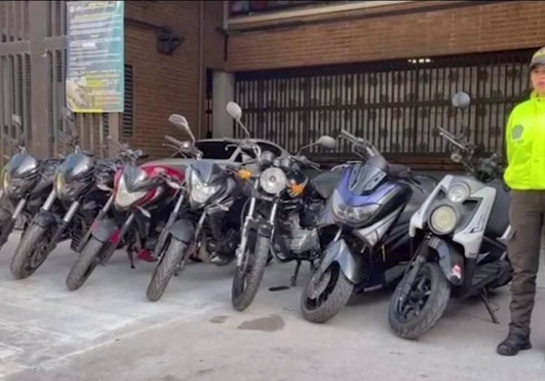 El hurto de motocicletas ha disminuido un 21% durante los primeros meses de este año. FOTO: CORTESÍA POLICÍA