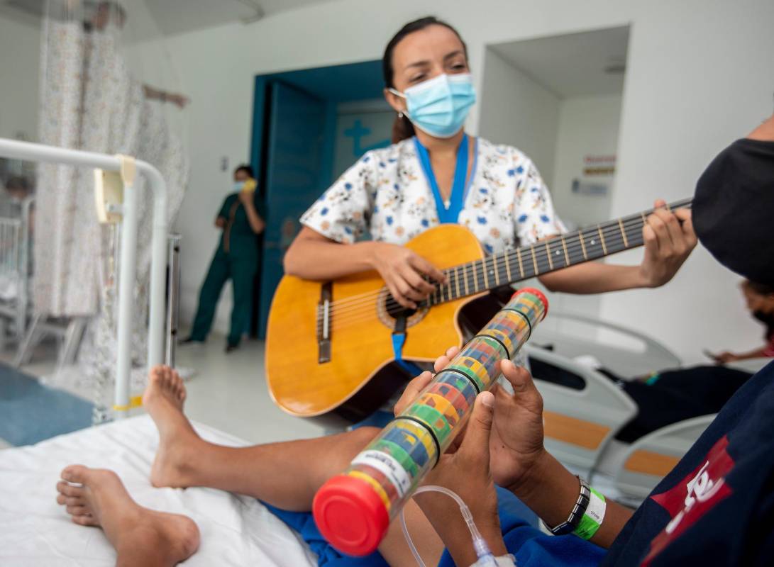 Este es el primer programa que se implementa con pacientes pediátricos en la ciudad de Medellín. Foto: Camilo Suárez