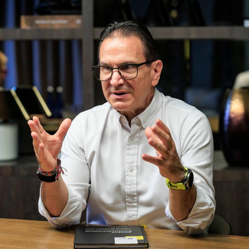 El presidente de Grupo Cibest, Juan Carlos Mora, destacó que la entidad sumó utilidades por $1,5 billones en el primer trimestre del año, impulsadas por el crecimiento de sus activos y su apuesta por servicios financieros digitales y sin fronteras. FOTO Camilo Suárez