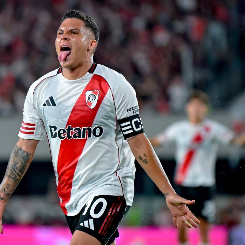 Juan Fernando Quintero, en gran momento con River Plate de Argentina. FOTO GETTY