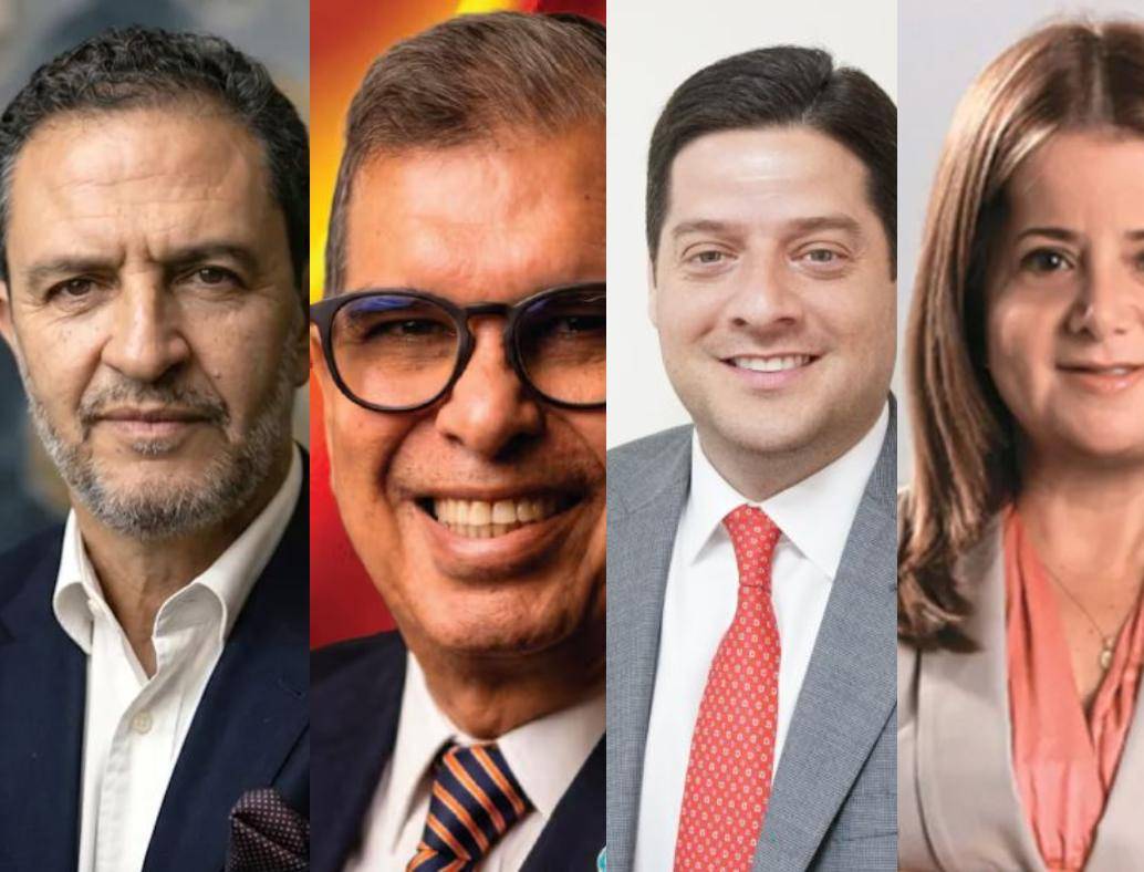Omar Bula Escobar, canciller en el gobierno De la Espriella; Fabio Arjona, designado en el Ministerio de Ambiente; Mauricio Gómez Amín llegará al Ministerio de Comercio, Industria y Turismo; y Elsa Noguera, nueva ministra de Transporte. Fotos: redes