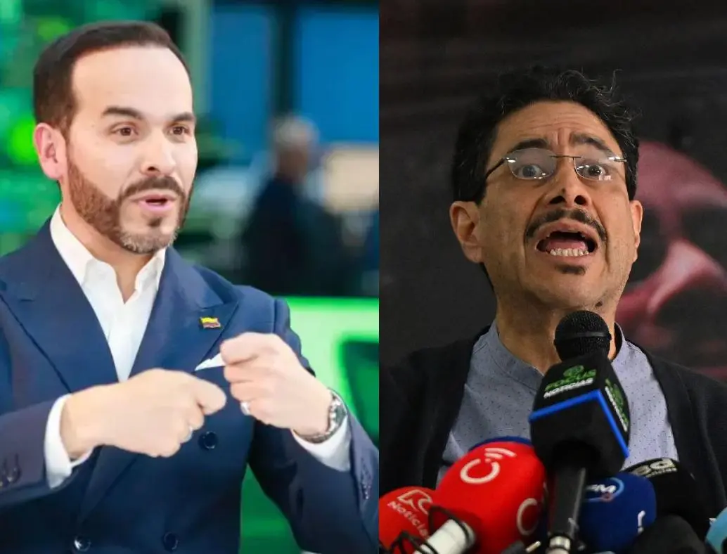 Abelardo De la Espriella e Iván Cepeda. Fotos: EL COLOMBIANO y AFP