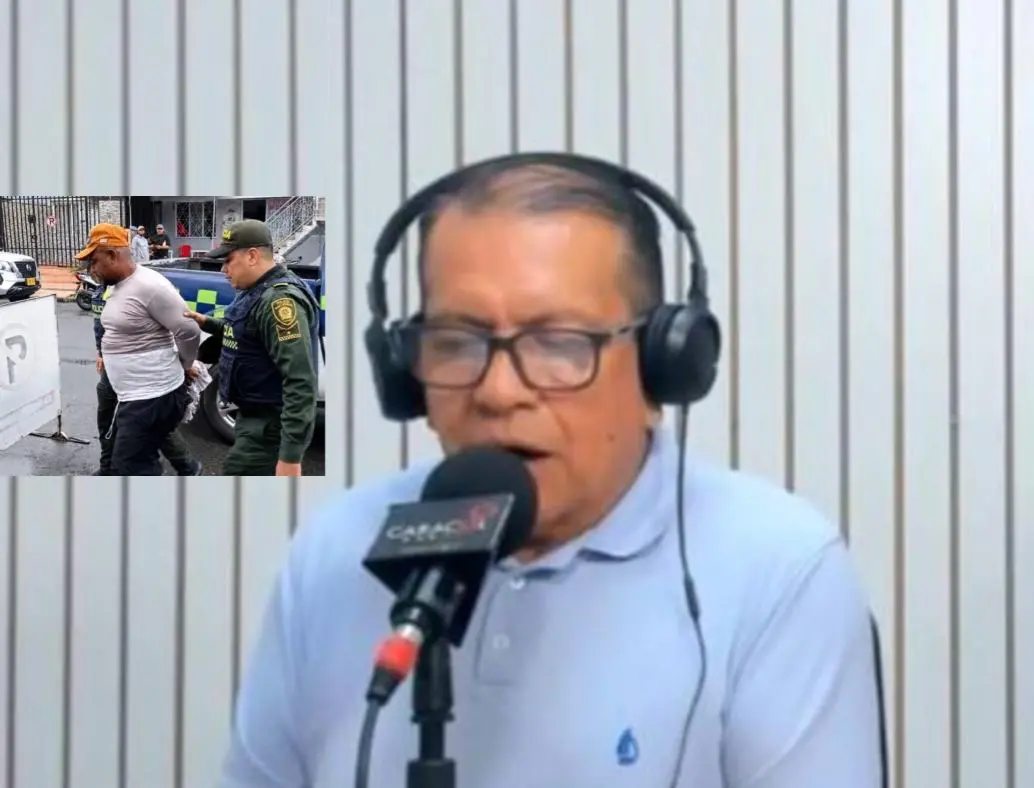 Gustavo Chica, periodista de Caracol Radio en Guaviare, víctima de atentado sicarial en 2025. Fotos: redes