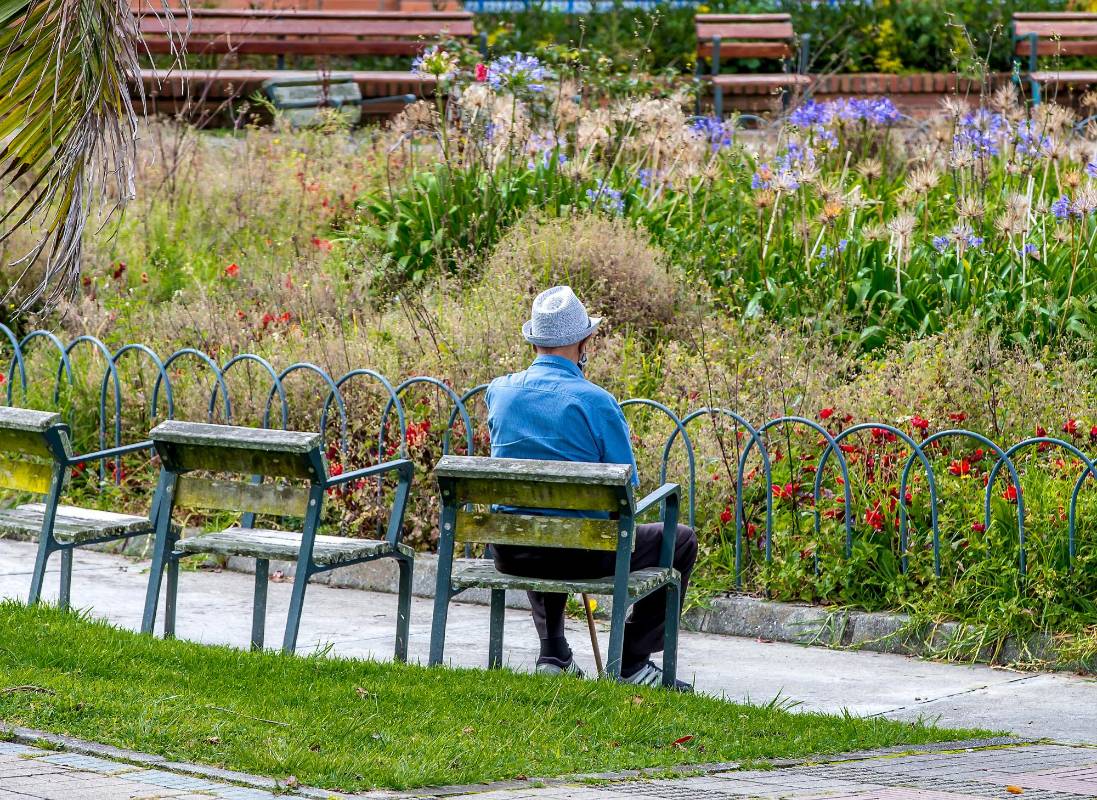 El acompañamiento a los adultos mayores para llenar de esperanza y así mejorar su calidad de vida. Foto: Juan Antonio Sánchez