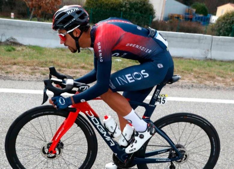 Daniel Felipe Martínez hace parte del equipo Ineos Grenadiers. FOTO INEOS
