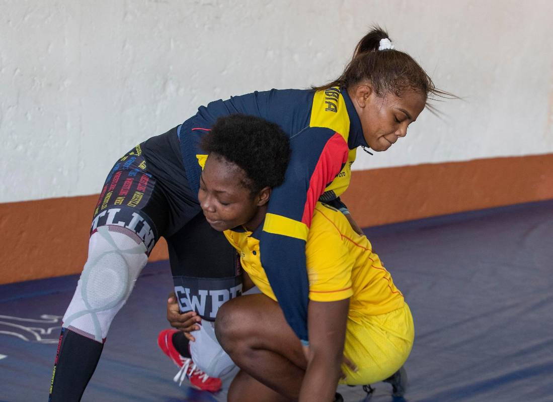 Los integrantes de la Selección realizan trabajos en Rionegro, en busca de seguir aumentando el nivel para lo que sigue, las competencias internacionales. Foto: Manuel Saldarriaga Quintero.