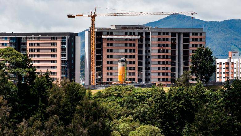Construcción de vivienda en el Oriente antioqueño. FOTO julio César Herrera