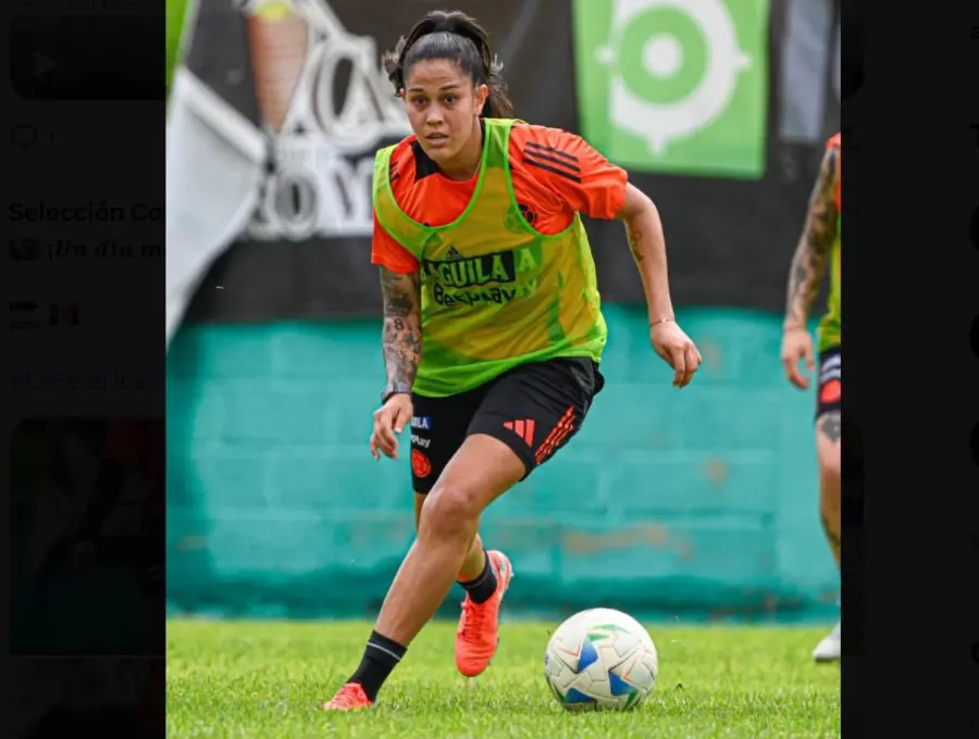 La volante Marcela Restrepo es una de las cartas de experiencia que tiene Colombia para afrontar la Copa América femenina en Ecuador. FOTO CORTESÍA FCF