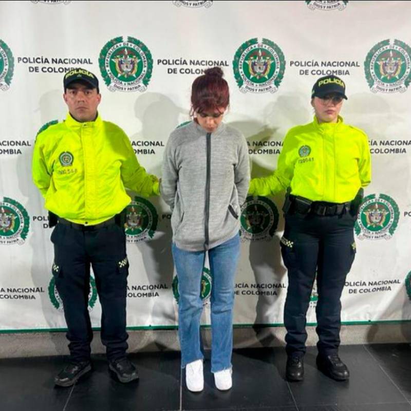 Alias Gabriela permanecerá detenida mientras avanza el proceso en su contra, es acusada de tres delitos. FOTO CORTESÍA