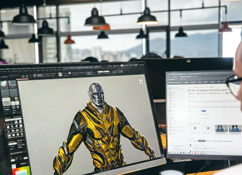 En la ciudad hay empresas dedicadas al metaverso, y algunas desarrollan videojuegos que combinan tecnologías como NFTs y mundos virtuales. 2022. Foto: Camilo Suárez.