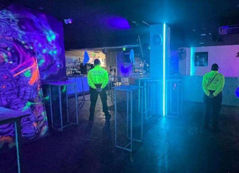 Uno de los bienes incautados por la Policía fue una discoteca. FOTO: Cortesía.
