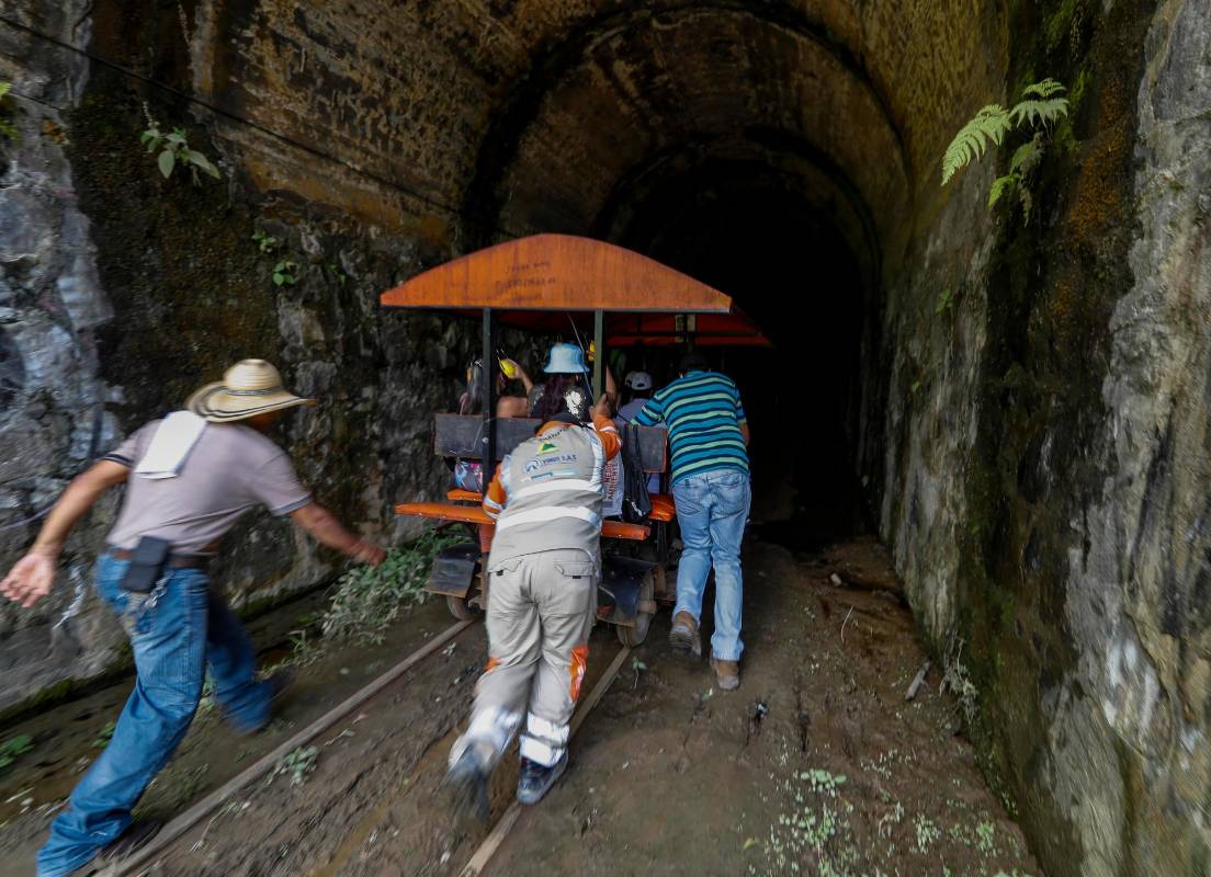 Pero ahora es también aprovechado para recorridos turísticos. Foto: Manuel Saldarriaga Quintero.