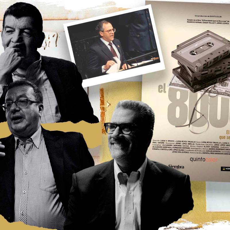 Estos son Jorge Lesmes (arriba), Edgar Téllez (centro) y Mauricio Vargas (derecha), los periodistas que investigaron el Proceso 8.000 en la década de los noventa. FOTO quinto color / getty