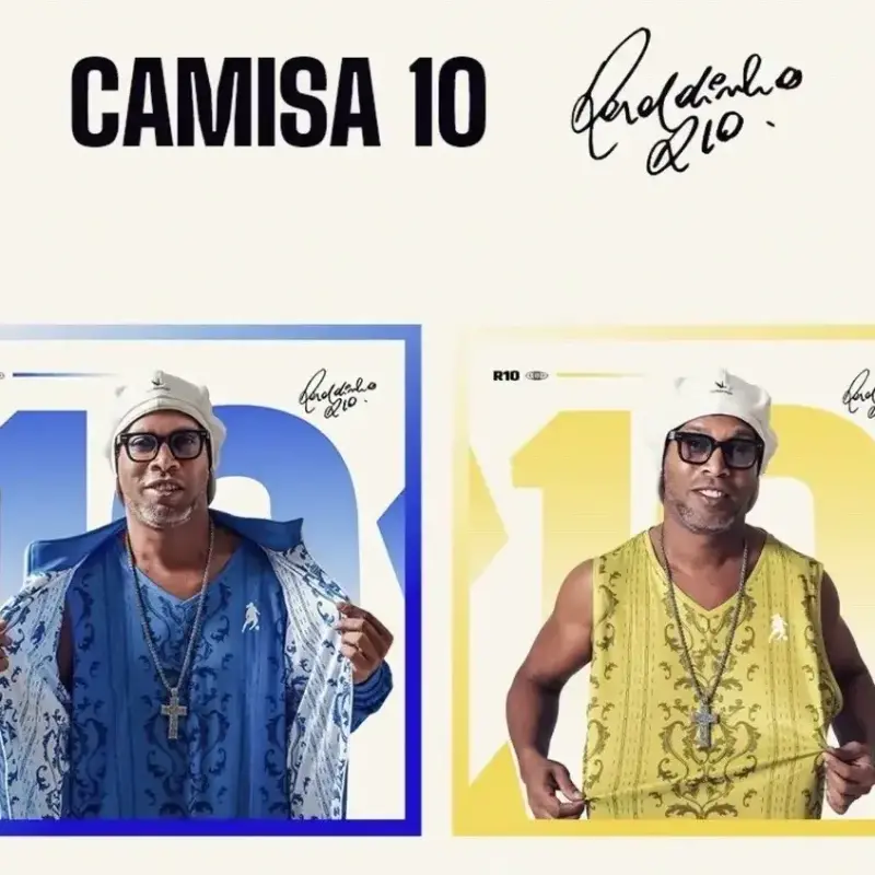 Ronaldinho lanzó este 9 de junio el álbum ‘Camisa 10’, su primer proyecto musical global. FOTO: Instagram: @ronaldinho