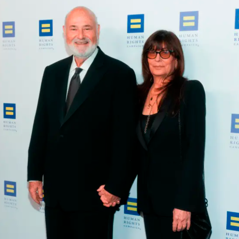 Rob Reiner y su esposa, Michele Singer, fueron hallados muertos en su mansión en Los Ángeles. FOTO: Getty