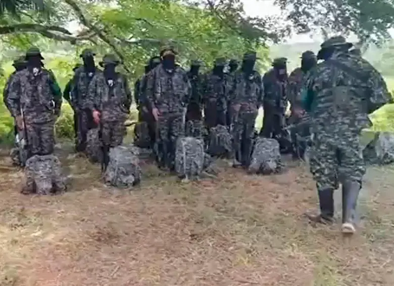 El Clan del Golfo incrementó sus filas en un 152%, según un informe de la FIP. IMAGEN TOMADA DE VIDEO.