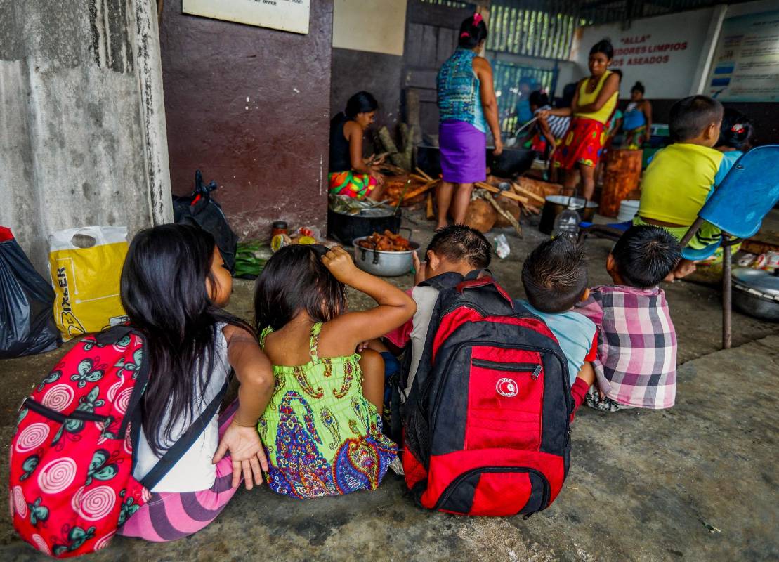 Las familias más afectadas han sido Poza Mansa, Bacuru Purrú, El Brazo y Boro Boro. Foto : Manuel Saldarriaga