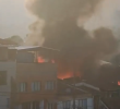 El incendio destruyó una vivienda en el barrio Antioquia de la comuna Guayabal, Medellín. Foto: captura de un video de redes sociales.