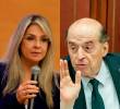 Vicky Dávila, precandidata presidencial, y Álvaro Leyva, excanciller. FOTO COLPRENSA.