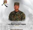 Con esta imagen, el Ejército rindió homenaje al soldado profesional Luis González, quien murió en un accidente en Santa Marta. FOTO: CORTESÍA DEL EJÉRCITO.