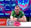 Franco Armani durante la rueda de prensa tras el compromiso frente a Fortaleza. FOTO @NacionalsPasion