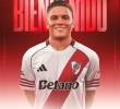Juan Fernando Quintero es recordado en River Plate por haber marcado el gol que “destrabó” la final de la Copa Libertadores del 2018, contra Boca Juniors, en el Santiago Bernabéu. FOTO: TOMADA DEL X DE @RIVERPLATE